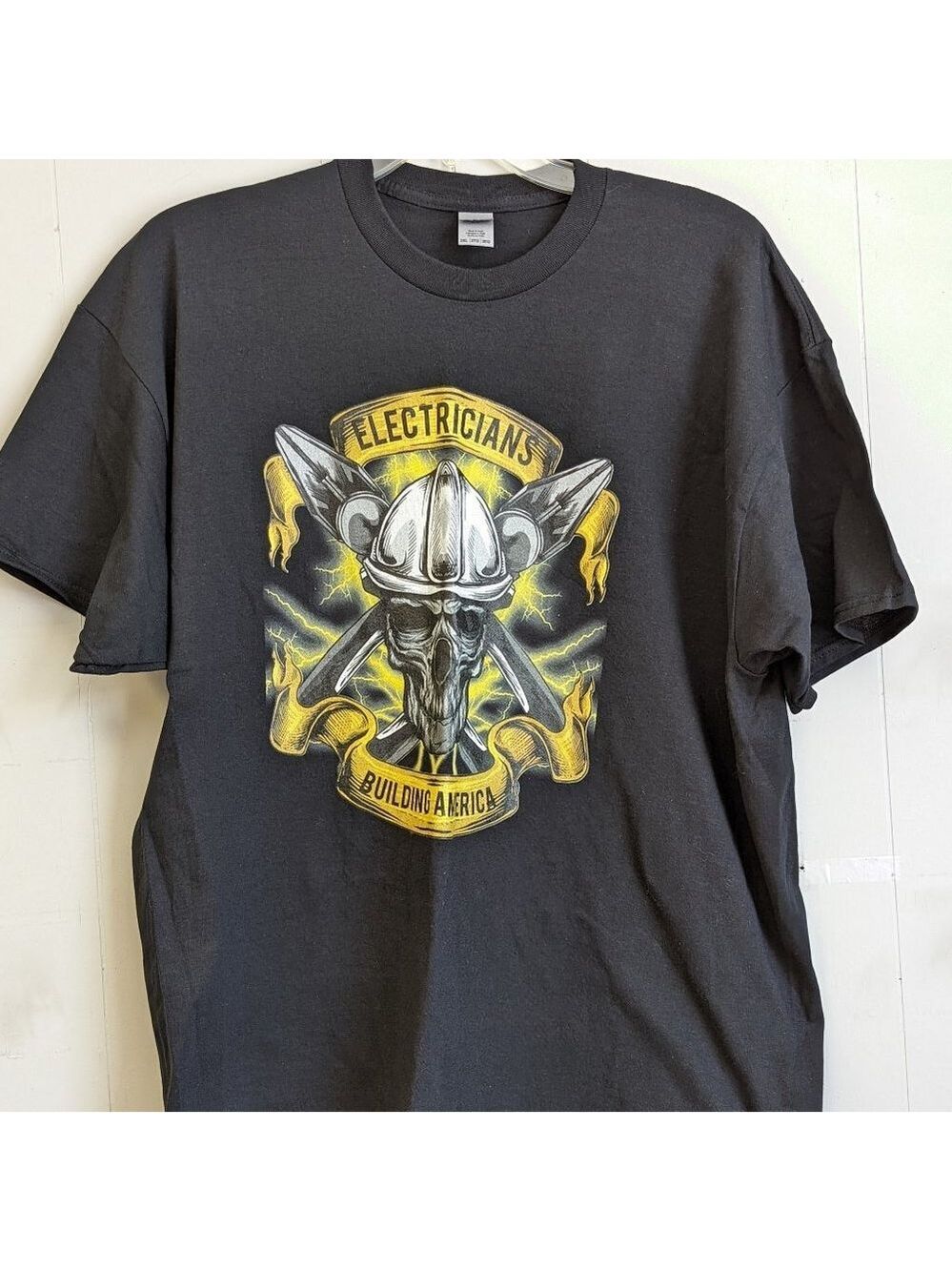 Electricians Building America Tee TShirt Tee 2X
